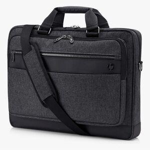 HP Charcoal and Black  Bag for Men